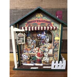 Christmas Traditions Nostalgic Animated Musical Toy Shop Works